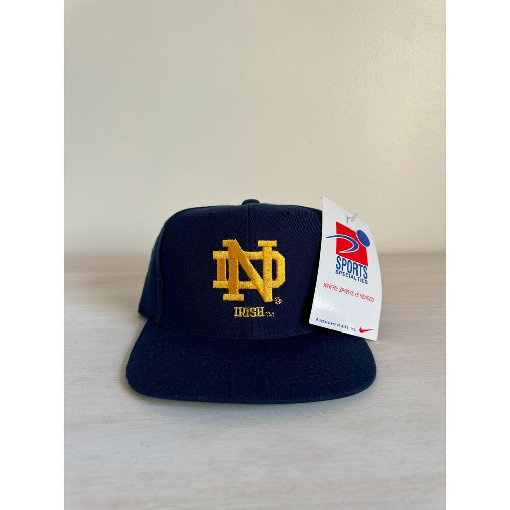 Vintage Notre Dame Snapback Hat NWT Nike Sports Specialties